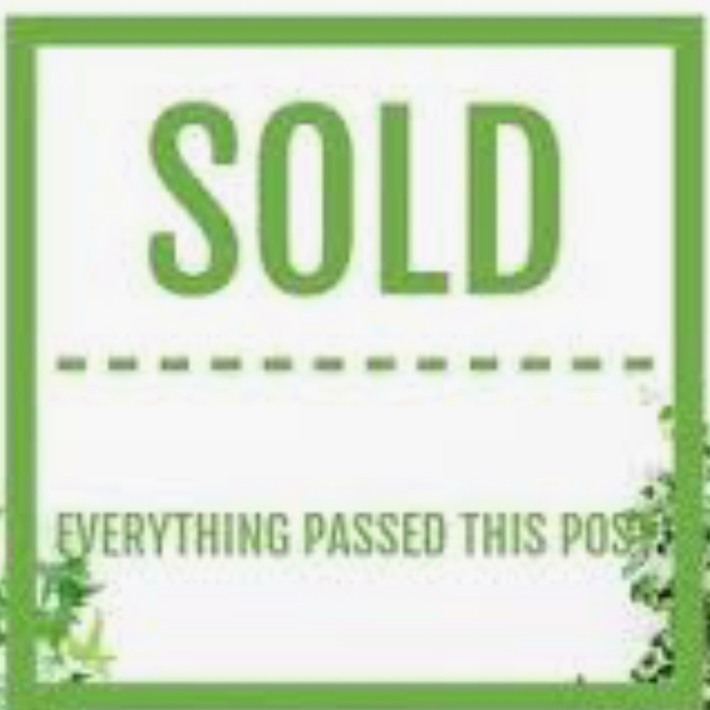 All passed this point is SOLD